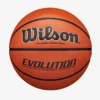When you focus on getting better, and not just on getting results, success takes care of itself. That is why the Wilson Evolution Game Ball is the preferred basketball in high schools across the country. Every part of this ball, from the unparalleled soft-feel composite cover to the composite pebbled channels, provide an exceptional grip and performance for those who aren't satisfied with being satisfied. Suited for indoor use, the Evolution is approved for play by the National Federation of State High School Associations (NFHS).
