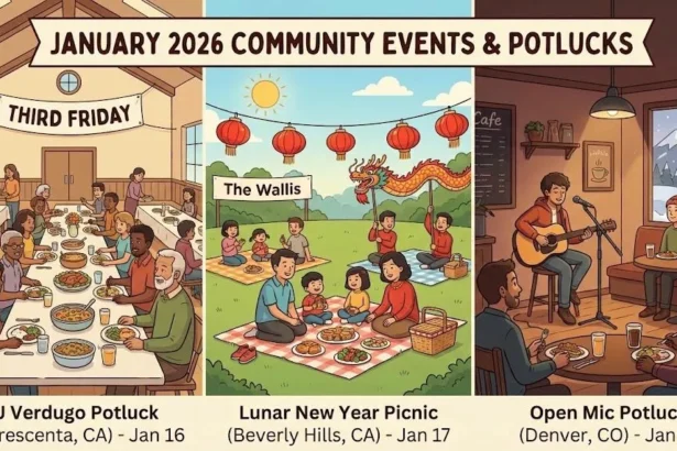 Upcoming Potlucks in Los Angeles (January-February 2026)